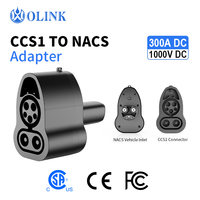 Adaptateur de chargeur Olink CCS1 vers Tesla EV Certifié CSA Niveau 2 Chargeur EV Compatible Protection haute sécurité