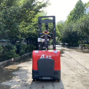 Elektrische stapelwagen, volledig elektrische heftruck, staande pallettruck voor restaurantgebruik, 1,5-2 ton capaciteit, Wangong - Product Image 2