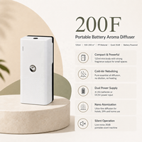 Diffuseur d'huiles essentielles Koeazy à batterie, technologie à double fluide et brume froide, 100-300m³, ultrasonique, sans eau, portable, 300ml