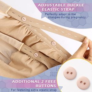 Leggings de Maternidad para Mujeres Embarazadas, <span class=keywords><strong>Medias</strong></span> de <span class=keywords><strong>Compresión</strong></span> Suaves y Transpirables de 20-30 mmHg, Pantimedias de Soporte que Reducen el Edema - Product Image 4