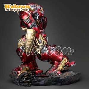 Vente flash - Décoration d'intérieur - Sculpture en résine - Film Marvel - <span class=keywords><strong>Super</strong></span>-héros - Iron Man 1/4 - Figurine d'action Iron Man MK44 - Product Image 6