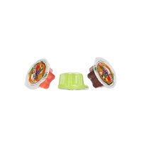 Bonbons gélifiés nutritifs faibles en gras OEM, saveur fruitée, en pot en forme de voiture de police, pour enfants