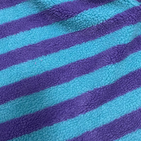 Tissu Doux Impression Fleur Polaire 370gsm 100% Polyester Chaud Doux Laine D'agneau Jacquard Sherpa Polaire Tissu pour Manteau D'hiver