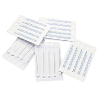 Fixpmu 100 piezas/caja 10/12/14/16/18/20G Agujas desechables de acero inoxidable 316 con certificación CE ISO para perforaciones y tatuajes de oreja