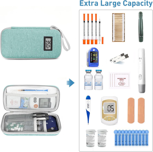 Estuche Refrigerador Portátil para Insulina, Bolsa <span class=keywords><strong>de</strong></span> <span class=keywords><strong>Viaje</strong></span> Impermeable <span class=keywords><strong>de</strong></span> EVA Rígida para Diabéticos, Estuche para Insulina y Péptidos - Product Image 5