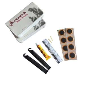 Kit de reparación de neumáticos de bicicleta Reumofands con parches, pegamento y caja de herramientas para fijar la cámara de aire de la bicicleta. - Product Image 5