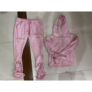 Conjunto de ropa deportiva para correr de 100% algodón para hombre, sudaderas con capucha para gimnasio, chándal de entrenamiento a la venta para deportes de invierno - Product Image 2