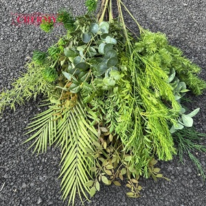 Guirlande de feuilles artificielles suspendues DC280 de haute qualité, fausse <span class=keywords><strong>plante</strong></span> verte, herbe <span class=keywords><strong>artificielle</strong></span> pour plafond, plantes murales suspendues pour décoration intérieure - Product Image 2