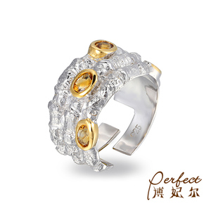 Fornitore di <span class=keywords><strong>Gioielli</strong></span> da Donna Anello di Lusso con Perla in Argento Sterling 925 Placcato Oro dal Design Artigianale Personalizzato di <span class=keywords><strong>Epoca</strong></span> Marocchina - Product Image 5