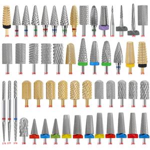 Fourniture directe foret à ongles en acier au tungstène enlèvement rapide des ongles bidirectionnel tête de meulage pré-traitement Gel Bit haute Performance ongles - Product Image 4