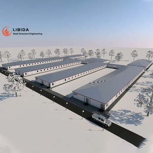 Structure de portique en acier préfabriqué certifiée CE Q345 pour entrepôt et atelier avec garantie d'un an par LIBIDA - Product Image 5