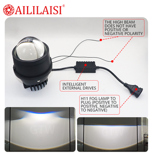 Fari Fendinebbia Aililaisi 3 Pollici BI LED Proiettore, Fascio Alto/Basso per Audi, Stile Cube, <span class=keywords><strong>Toyota</strong></span> Tundra, Changan Cruiser, Agya, Lexus - Product Image 2