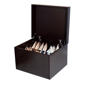 Home furniture modern wholesale wooden giant shoe box cheap