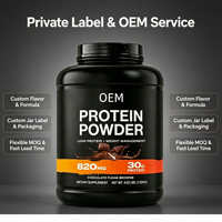 Proteína en Polvo de Marca Privada, Sabor Chocolate Fudge Brownie, 4.02 LBS (1.82 kg), Apoya el Control de Peso y la Masa Muscular Magra, Servicio OEM Personalizado