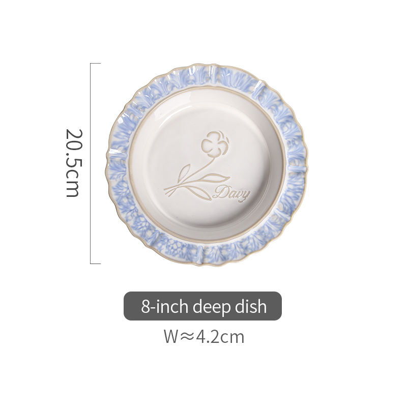 8 inch deep plate