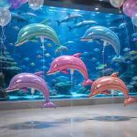 Ballons géants en aluminium BLN Dauphin, 5 couleurs, thème Océan, Mylar, pour Anniversaire Enfants, Baby Shower, Fête Piscine, Plage, Décorations et Fournitures