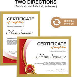 8,5x11 "Soporte de señal magnética Marco de imagen de cartel para ventana de pared refrigerador Pantalla de puerta de vidrio, reutilizable - Product Image 3