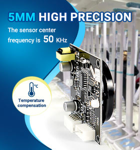 Sensor Ultrasónico H01 de 5~12V con Carcasa de Acero Inoxidable, Protección, Alcance de 8m, Compensación de Temperatura, para Dispositivos de Alargamiento de Altura - Product Image 5