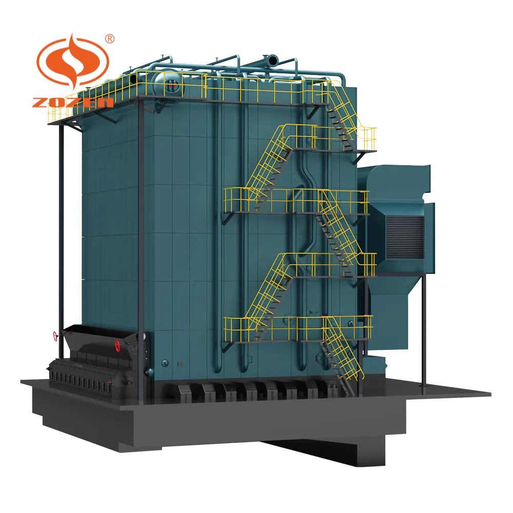 Fabrik preis 20 30 40 50 60 70 t/h Reissc halen maschine Horizontaler DHL-Dampfkessel für Papierfabrik Industrie