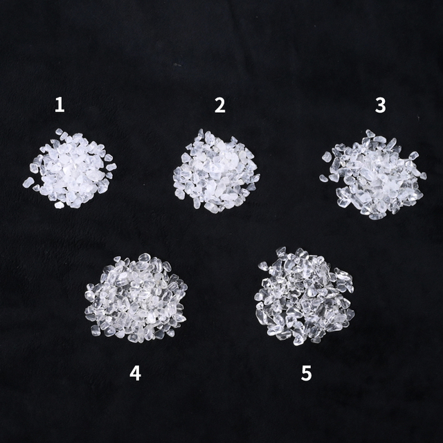 Wholesale Natural Gmstone Healing Crystal Rough Gravel Clear Quartz Chips for Home Decoration