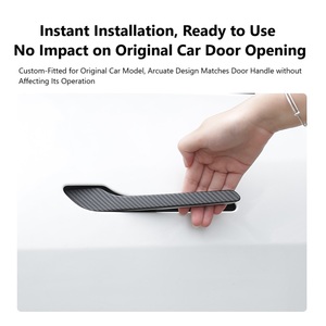 Autocollant de poignée de porte ABS d'approvisionnement d'usine fissure et accessoires de voiture résistants à l'usure <span class=keywords><strong>pour</strong></span> Tesla modèle 3/Y couverture de roue de qualité - Product Image 3