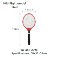 JZ 3300V haute lumière LED Bug Zapper électrique Anti-mouche moustique tueur lampe tapette trois couches maille à piles attrape-mouches