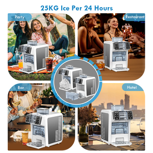 Licuadora Eléctrica 2 en 1 Silenciosa para Cubitos <span class=keywords><strong>de</strong></span> <span class=keywords><strong>Hielo</strong></span> y Smoothies SC-6201, <span class=keywords><strong>de</strong></span> Sobremesa, para Hogar y Cocina, Enfriamiento Rápido en 60s, Certificaciones ETL, CE, CB, GS, Uso Comercial y Hotelero - Product Image 5