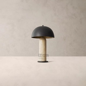 Lampe de table moderne en marbre, E27 LED 220V, commande par interrupteur, pour chambre à coucher, salon, hôtel, villa - Product Image 2