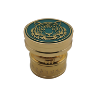 Couvercles de bouteilles de parfum personnalisés Creative Luxury 15mm Zamac Metal Bouchons de bouteilles de parfum