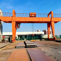 Grue portique à double poutre de 160 tonnes avec moteur et boîte de vitesses PLC pour levage de ponts