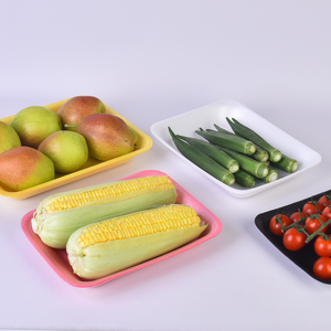 Fábrica Personalizada 100% Reciclável Pet Espuma Bandeja Supermercado Carne Fresca Frutas Legumes Espuma Bandeja - Product Image 2