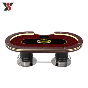 YS Casino Gambling Table Professional Modern Texas Poker With LED Luxurious Design for <b>Entertainment</b> Use YS-Texas27, YS-Texas27 - Product Image 1
