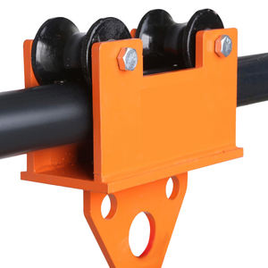 Pabrik disesuaikan 0.5 Ton I Steel Beam troli Manual tangan didorong dengan empat roda gulungan wadah untuk penggunaan alat-dukungan OEM - Product Image 4