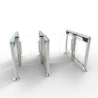 Torniquete Automático Biométrico de Alta Velocidad con Reconocimiento Facial, Control de Acceso RFID, Acero Inoxidable, IP65, para Entrada de Edificios de Oficinas