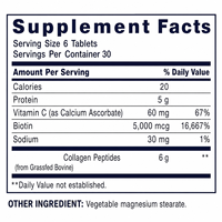 Comprimés de Super Collagène OEM ODM avec Vitamine C et Biotine 6g Type 1 & 3 pour la Santé des Cheveux, de la Peau, des Ongles et des Articulations – Complément Alimentaire 180 unités pour Adultes – Vente en Gros