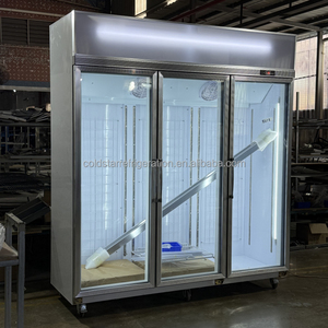 Enfriador Vertical Comercial de 3 Puertas, de Alta Resistencia, de Una Sola Temperatura, con Capacidad de 1800L, Gabinete de Refrigeración para Cocina - Product Image 6