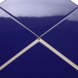 Carreaux muraux classiques en céramique noire 200x200mm, émaillés, rustiques, modernes, brillants, antibactériens, résistants aux acides, pour intérieur d'appartement AD - Product Image 3