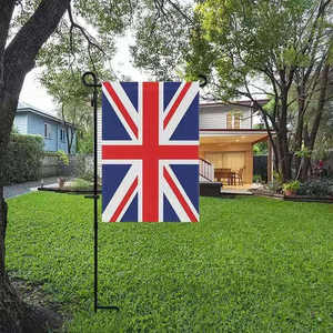 Bandera de Jardín para Celebraciones, 12x18 Pulgadas, Bandera Británica Patriótica Nacional del Reino Unido para Decoración de Exteriores - Product Image 1