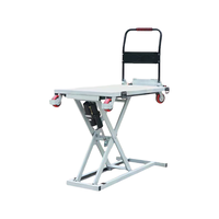 Chariot élévateur à ciseaux électrique, plateforme de levage hydraulique, chariot à plateau pour le chargement et le déchargement de marchandises en camionnette