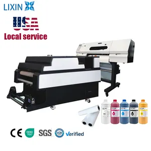 Hete Verkoop Digitale Offset Warmteoverdracht Inkjet Printmachine 60 Cm Dtf Printer Met Poedershaker En I3200-A1 Printkop