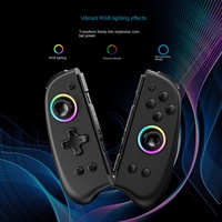 LinYuvo United Travel untuk Joy-Con untuk Pengontrol KS31 Lampu RGB Tujuh Warna Fungsi Makro Kiri Kanan