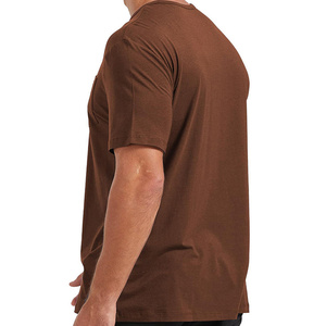 T-shirt de fitness pour homme, nouvelle conception OEM, été, 100% coton, respirant, manches raglan, t-shirt de haute qualité - Product Image 6