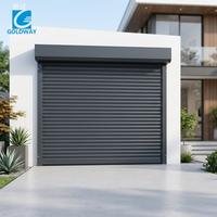 Porte à enroulement résistante au vent, antivol, imperméable et durable pour garage, entrepôt, magasin