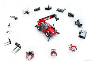 KATOCASE C1440 Telehandler 4000kg Capaciteit 13,5m Hefhoogte 11-17,5s Hefsnelheid Dieselmotor. - Product Image 6