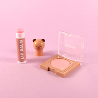 Coffret cosmétique tout-en-un bio vegan personnalisé avec vernis à ongles, gloss à lèvres, fard à paupières, kit de maquillage complet pour filles