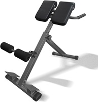 Banc d'hyperextension ONESTAR SPORTS Trend pliable à 40 degrés, 5 niveaux réglables, banc de musculation à domicile, banc d'entraînement abdominal
