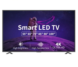 ทีวี LED ขนาดใหญ่ 100 นิ้ว ความละเอียด Full HD 4K กระจกนิรภัยสองชั้น 120Hz สมาร์ททีวี LED ระบบ Android สำหรับห้องประชุม - Product Image 2