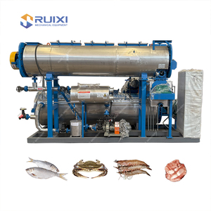 Ligne de production de déchets industriels automatiques de farine et d'huile de poisson Ligne de production de poudre de poisson Machine de production de farine de poisson - Product Image 1