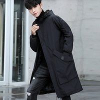 Manteau Trench Homme Wintu avec Logo Personnalisé 6XL à Capuche Veste d'Extérieur pour l'Hiver Printemps Automne Casual Grande Taille Manteau Long