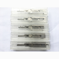 Outils de serrurier Lishi Ganzua chinois 2-en-1 (pick et décodeur) Lishi KW1 KW5 SC1 SC4 R52 AM5, lot de 6 pièces, à vendre